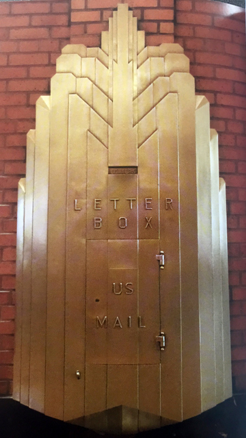 Former Western Union Building-Art Deco Mailbox-NYC