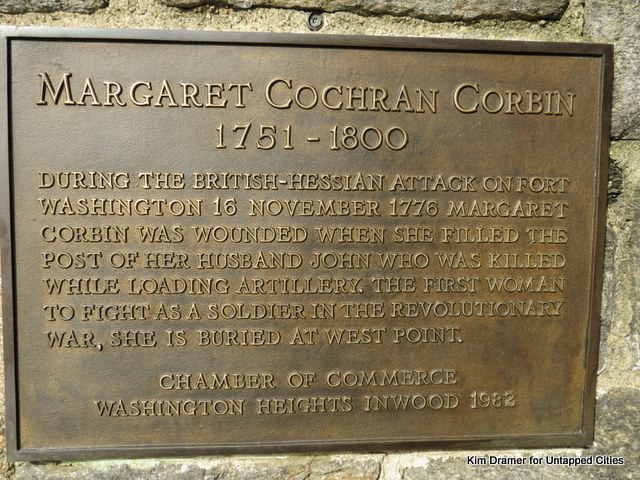 Margaret Corbin plaque-Fort Tryon Park-Washington Heights-Untapped Cities-Kim Dramer.jpg