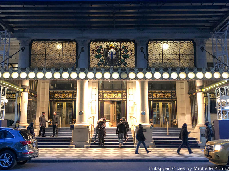 The entrance of the Plaza Hotel, which was featured in multiple New York movies