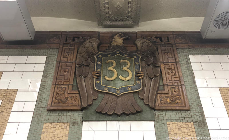 Brooklyn Bridge subway eagle