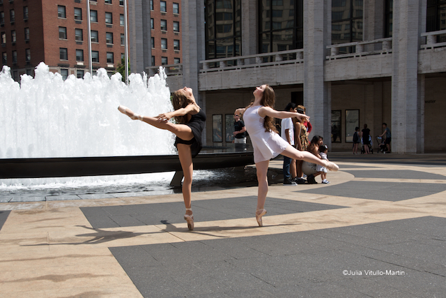 Dancers by Revson Fountain Lincoln Center