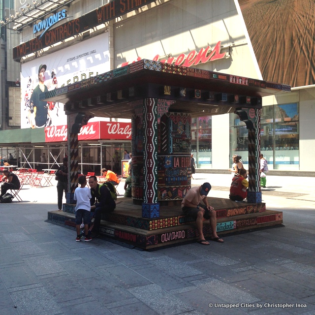 FAILE-Times Square-Wishing On You-Wooden Canopy-Brooklyn Museum-NYC-003