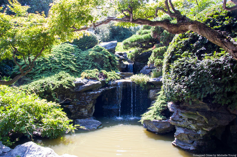 Waterfall at the Brooklyn Botanic Garden