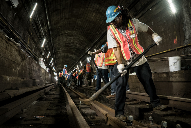 Greenpoint-Subway Tunnel-Hurricane Sandy-Bringing Back the City-New York Transit Museum Exhibit-NYC
