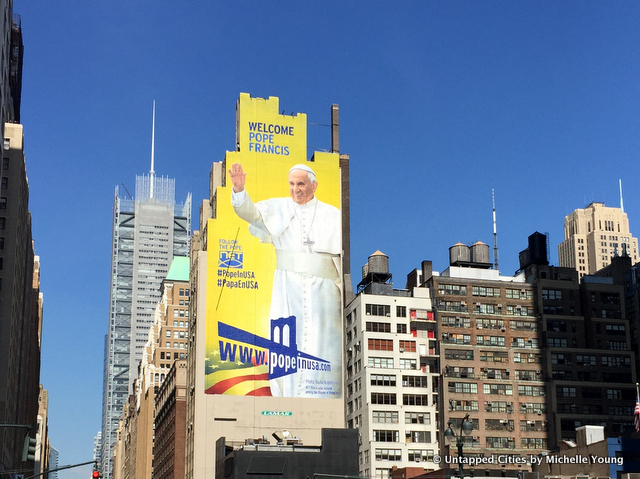 Pope Francis Mural-Madison Square Garden-Penn Station-34th Street-8th Avenue-Van Hecht-Nielsen-Diocese of Brooklyn-NYC