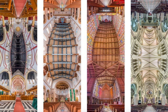Vertical Panoramic Photographs-Churchs-NYC-Richard Silver.07 AM