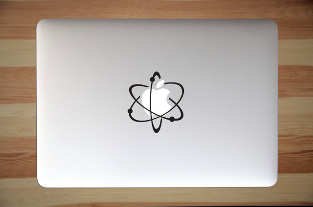 Atom-Nuclear-Science-Chemistry-Macbook Sticker-Decal-Stiklab