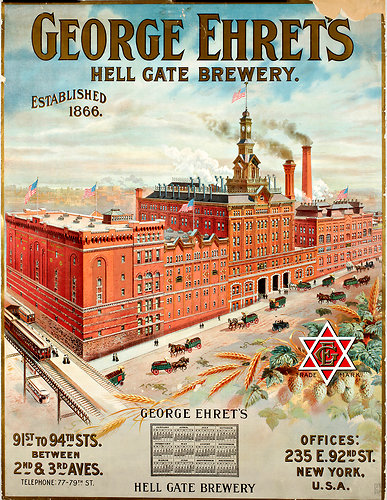 George-Ehrets-Hell Gate Brewery-New York Historical Society-92nd Street-NYC