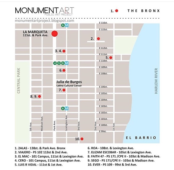 MonumentArt 2015 Map Untapped Cities AFineLyne