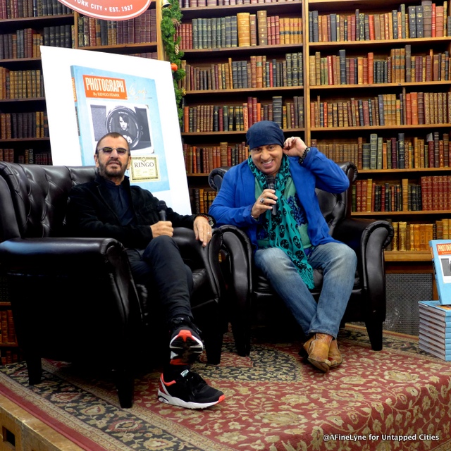 Ringo & Steve Van Zandt at Strand Books Untapped Cities AFineLyne