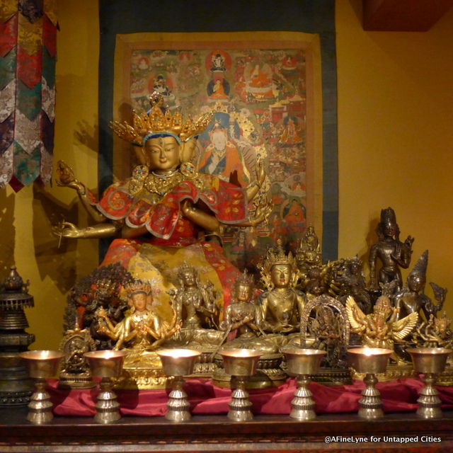 Traditional Tibetan Buddhist Shrine Room at Rubin Museum Untapped Cities AFineLyne