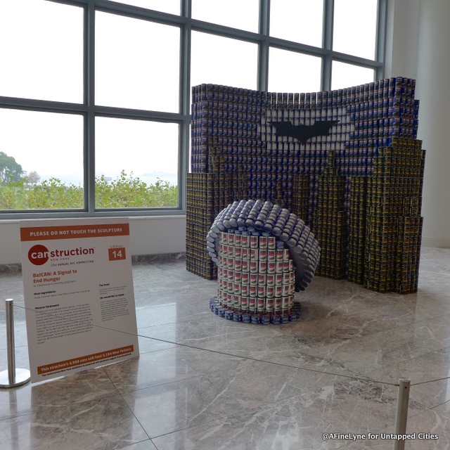 Batman at Canstruction Untapped Cities AFineLyne
