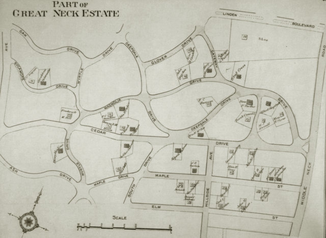 Great Neck Estates-Map-Gardens of Eden-Long Island's 20th Century Planned Communities-NYC