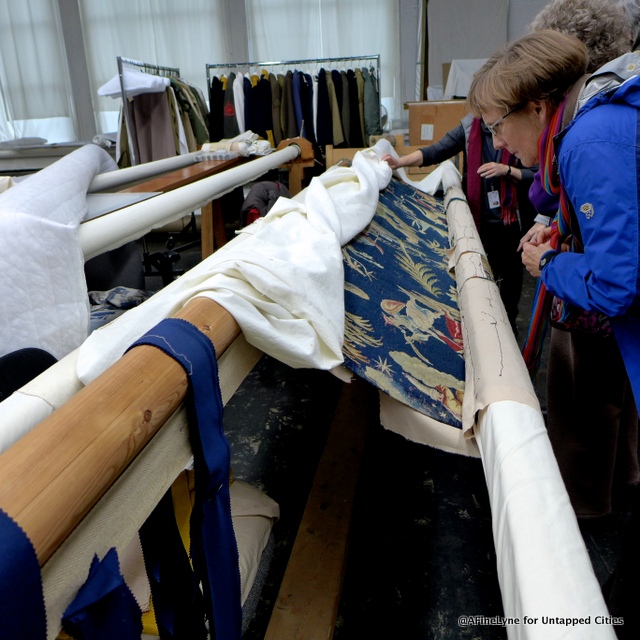 Tapestry Repair at Textile Conservation Lab St John the Divine Untapped Cities AFineLyne