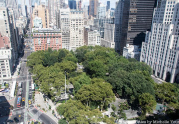 Madison Square Park seen from above