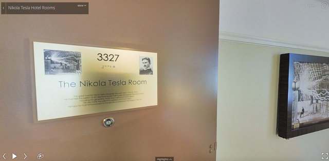 Nikola Tesla Hotel Room-The New Yorker Hotel-3d Scan Matterport-NYC.26 PM