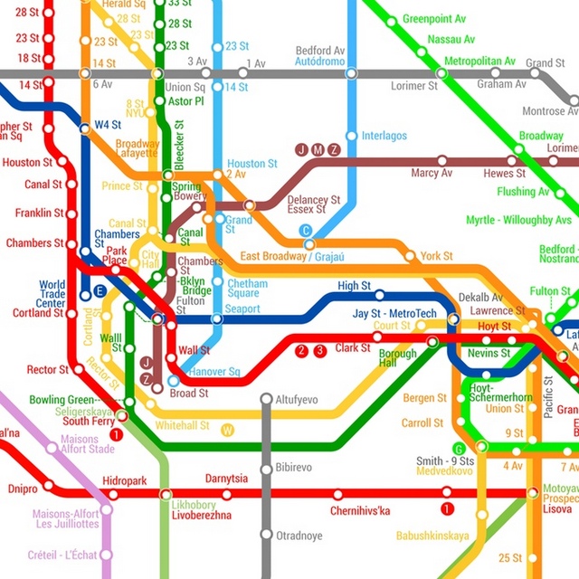 World Wide Subway Map-Art Code-Data-NYC-3