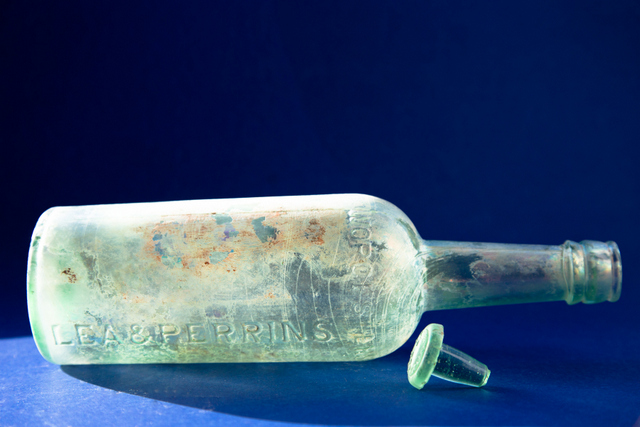 50 Bowery-Archeological Study-Chrysalis-Dr Hoster Bitters-Lea & Perrins Worcestershire Bottle-England-NYC.jpg-2