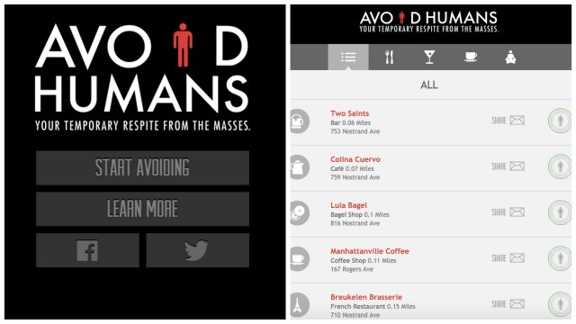 Avoid Humans-Website-NYC