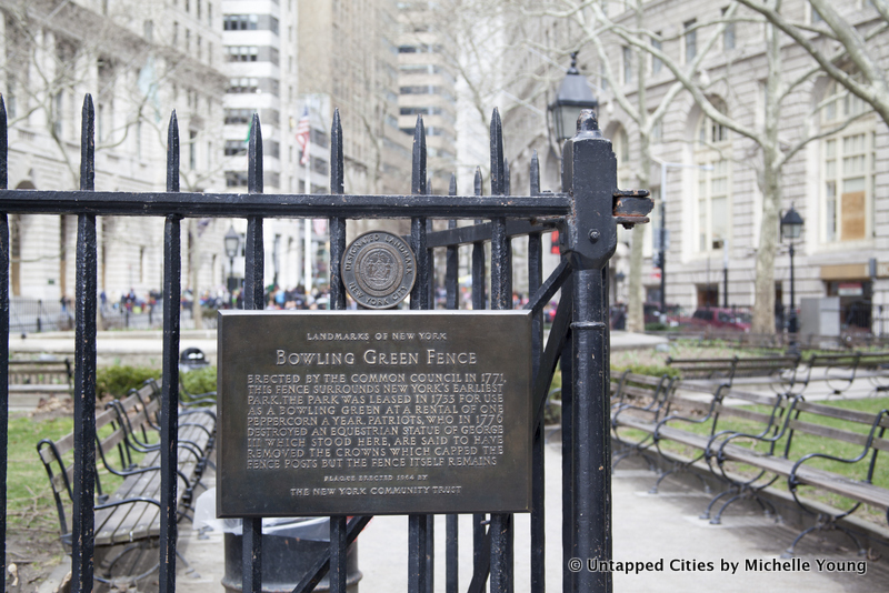 Bowling Green Fence-Landmarked-Revolutionary War-Remnants of Dutch New Amsterdam Tour-Untapped Cities-Justin Rivers-Bowling Green-Wall Street-Downtown Manhattan-NYC_1