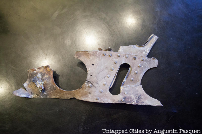 Small metal fragment from a 1960 Park Slope plane crash
