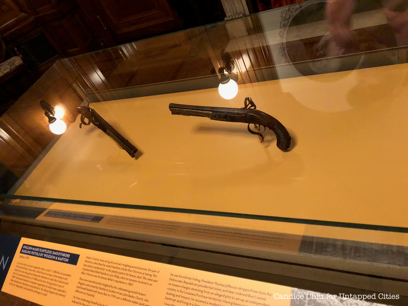 Hamilton Burr dueling pistols
