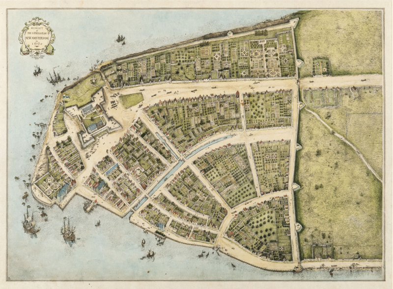 Castello Plan-Remnants of Dutch New Amsterdam-1660-Manhattan-NYC