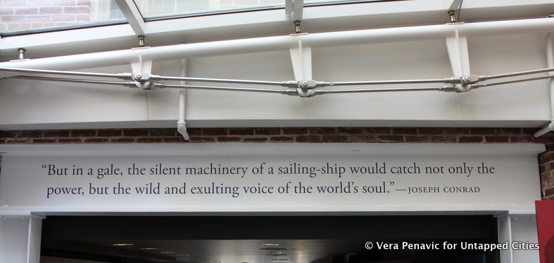 Jospeh Conrad quote-South Street Seaport Museum-NYC-Vera Penavic-Untapped Cities