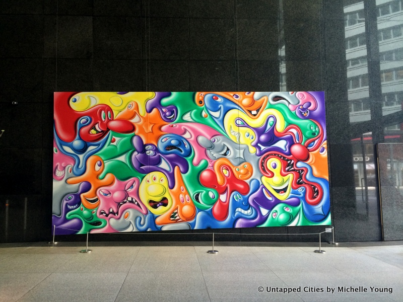 Kenny Scharf-Painting-Street Art-IBM Building-590 Madison Avenue-NYC-2