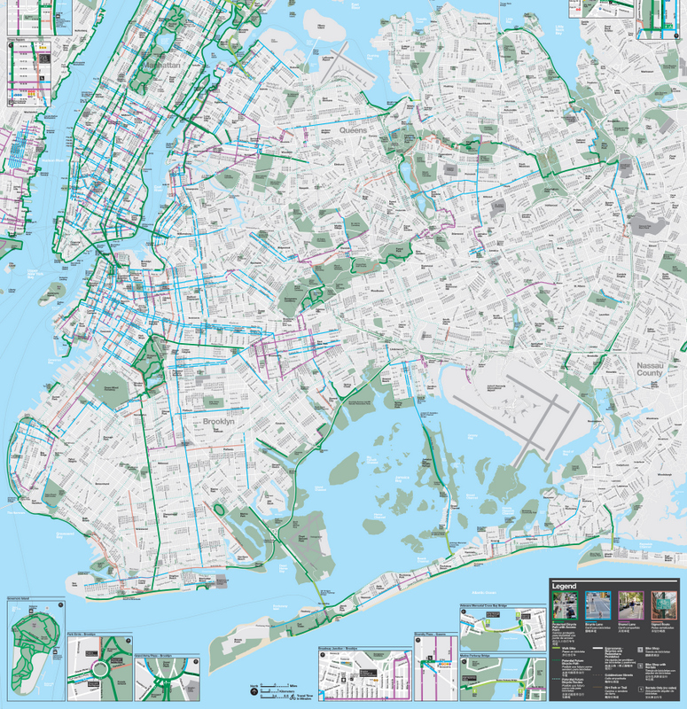 NYC Bike Map-DOT-2016-Brooklyn