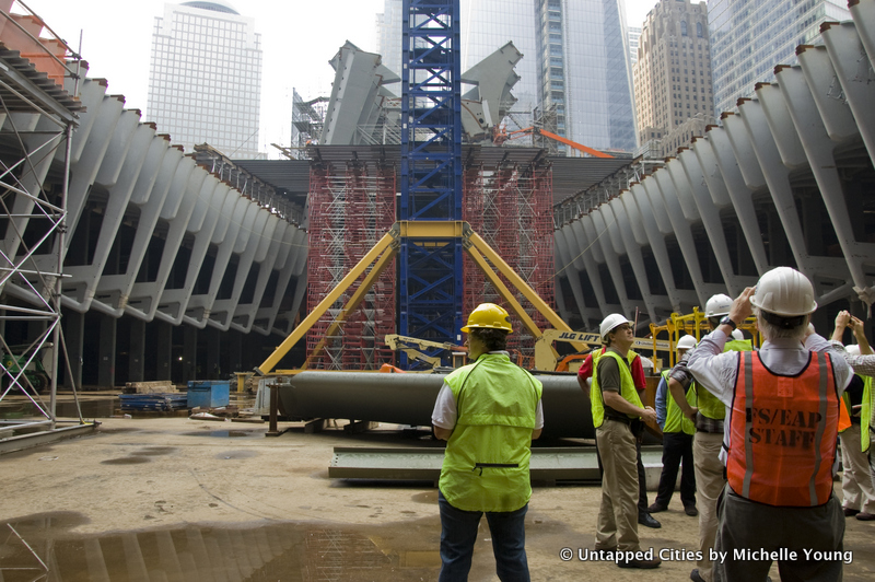 World Trade Center-WTC-Calatrava Transportation Hub-NYC-Construction