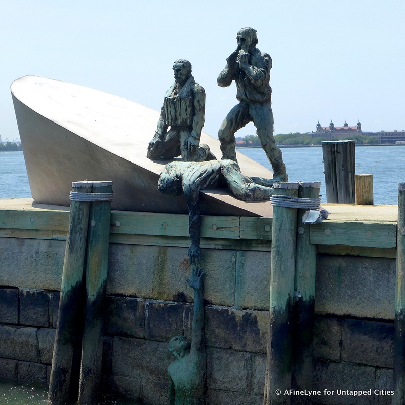 American Merchant Mariners Memorial by Marisol Escobar at Pier A Untapped Cities AFineLyne