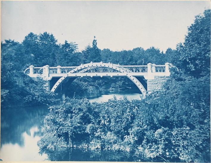 Central Park-Augustus Hepp-Blue Cyanotype Large Format Photo-Museum of the City of NY-NYC-12