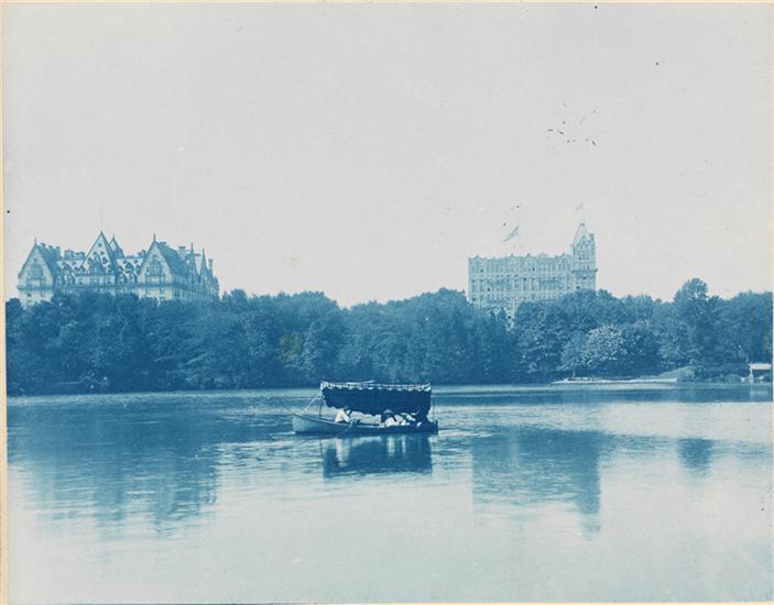 Central Park-Augustus Hepp-Blue Cyanotype Large Format Photo-Museum of the City of NY-NYC-14