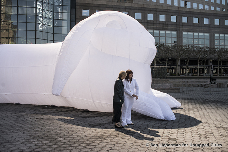 Inflated Intrude at Brookfield Place Untapped Cities AFineLyne