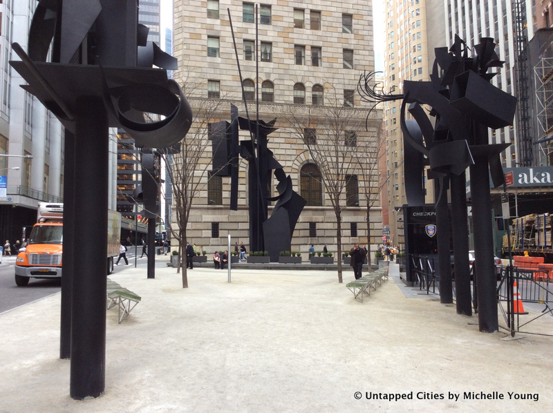 The Louise Nevelson Plaza-84 Williams Street-Public Art Installation-NYC