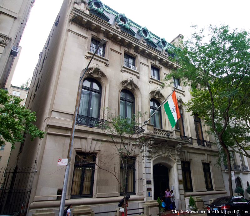 The Indian embassy on the Upper East Side