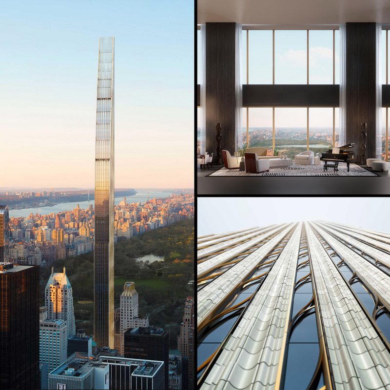 111 W 57th Street-ShoP Architects-Super tall-Slender-Skyscraper-NYC