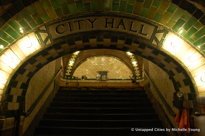 City Hall Subway Station-Abandoned-Decommissioned-NY Transit Museum-Tour-Untaped Cities-NYC-Vintage Photo-Mezzanine-5