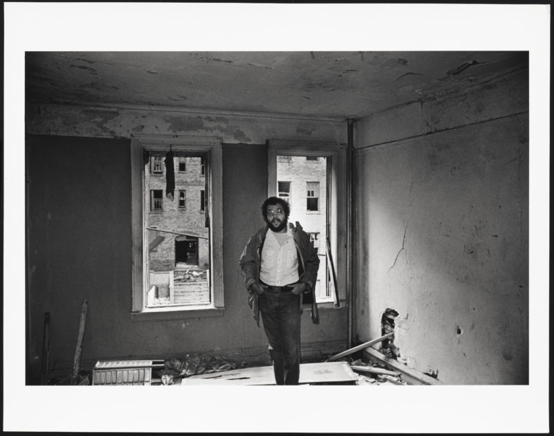 Mel Rosenthal in his old bedroom in the South Bronx
