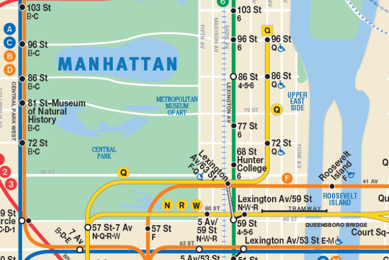 Mta Adds Second Avenue Subway Line To Nyc Subway Map Untapped