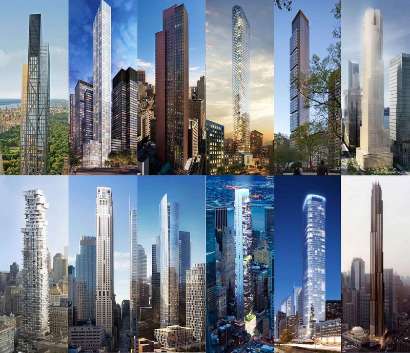 Super Slender Residential Towers-Top 10-NYC-2016