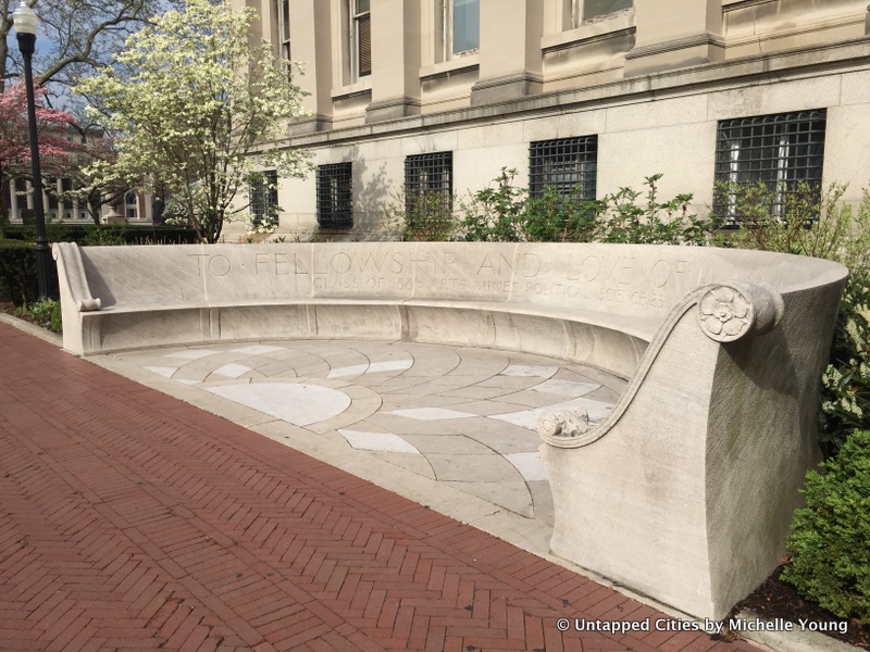 Whispering Bench-Columbia University-Low Library-Avery Hall-NYC-2