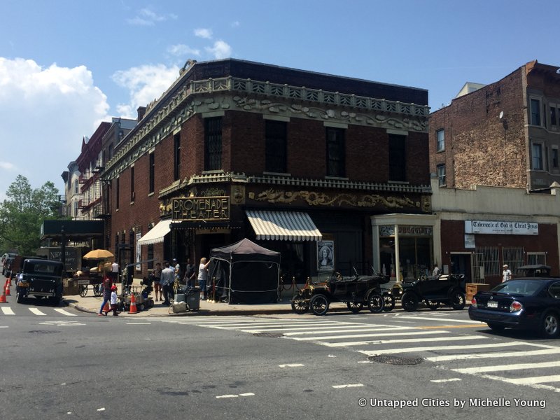 Wonderstruck Film Set-Location-Crown Heights-Brooklyn-Julianne Moore-Michelle Williams-NYC-003