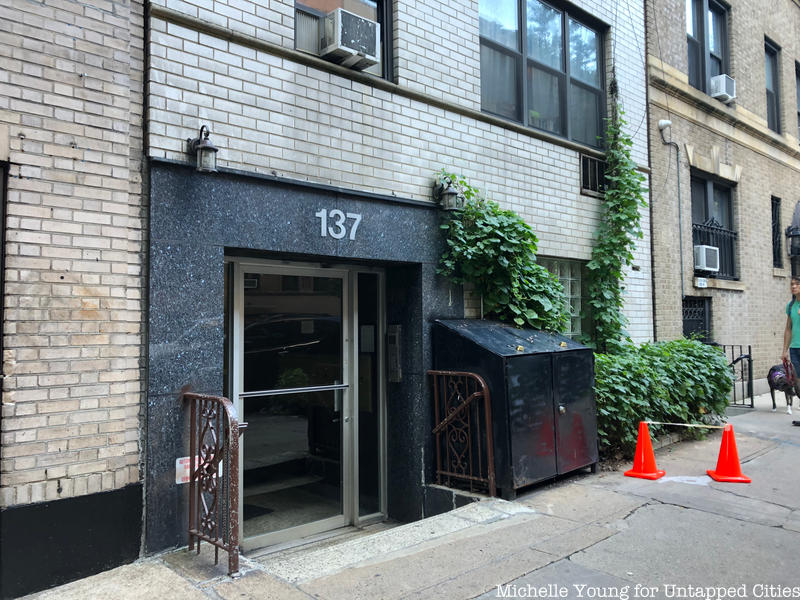 James Baldwin's house at 137 West 71st Street, one of the many residences of LGBTQ+ writers in NYC