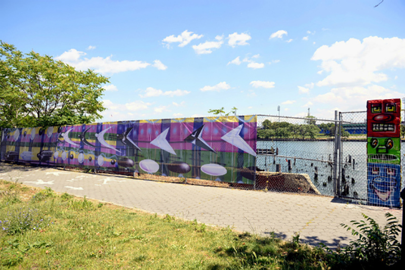 Kenny Scharf East Harlem Esplanade Mural Untapped Cities