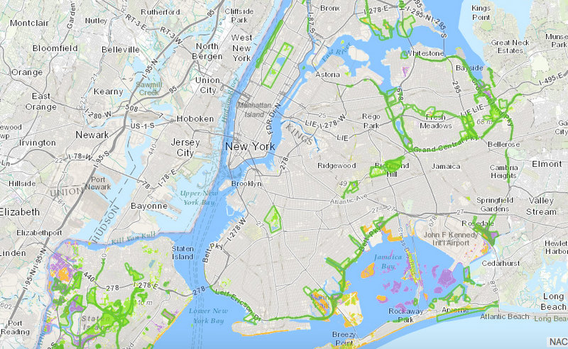 Fun Maps Discover The Natural Parklands In All 5 Boroughs Of Nyc