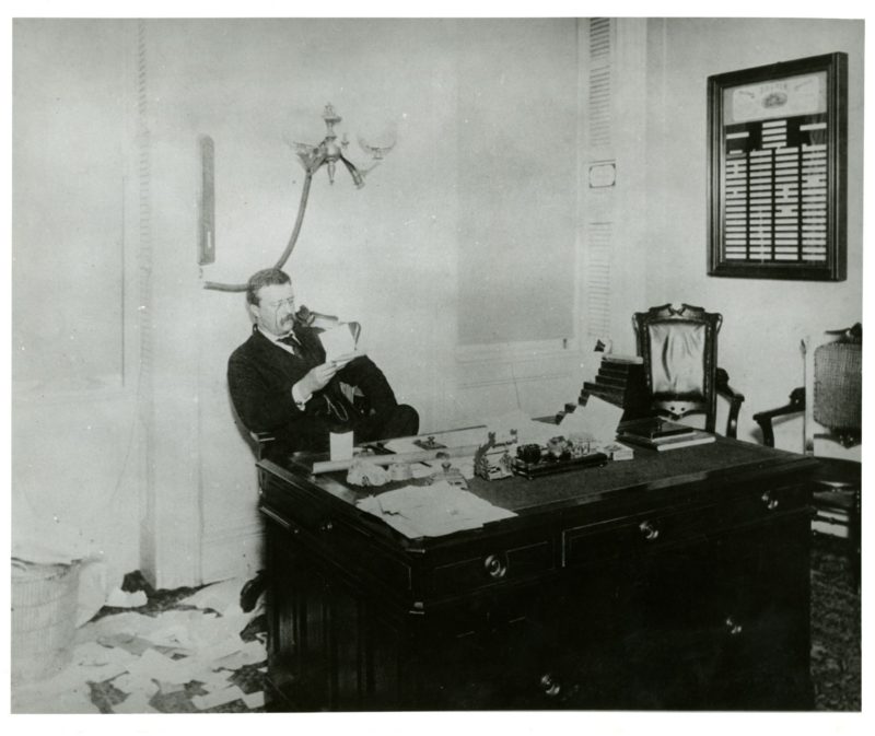 Theodore Roosevelt Desk-Police Commissioner-Manhattan-NYC