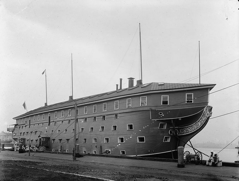 USS-Vermont-Ship-Brooklyn Navy Yard-1898-Storage Receiving-NYC-3