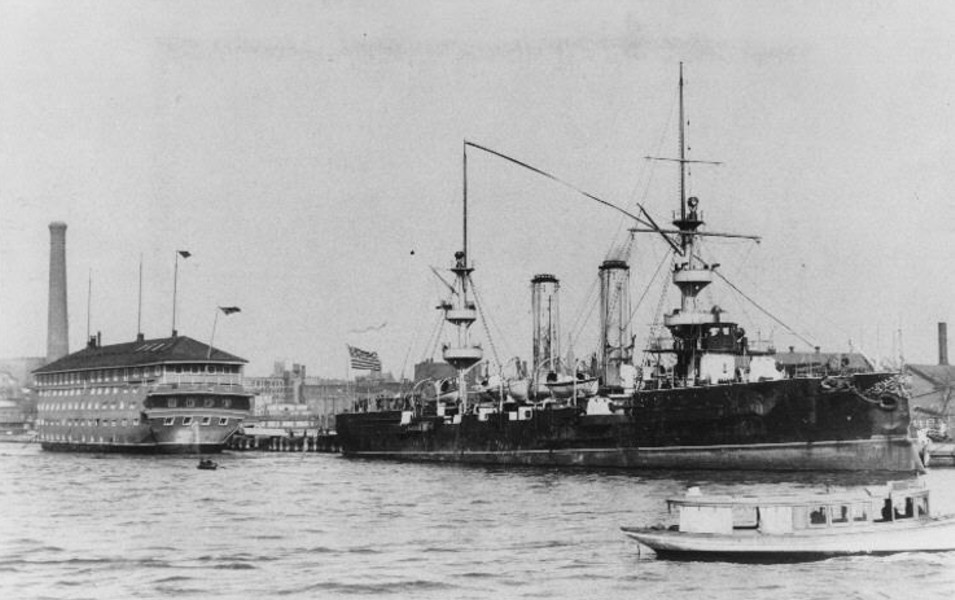 USS Vermont-Storage Boat-Hospital-Receving Ship-Port Royal South Carolina-Civil War-NYC-